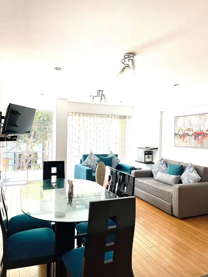 SE ALQUILA DEPARTAMENTO FLAT AMOBLADO CON ESTACIONAMIENTO EN MIRAFLORES — foto 6