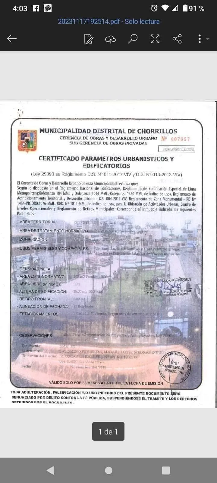 VENTA DE TERRENO RESIDENCIAL/ COPMERCIAL  EN CHORRILLOS - 3