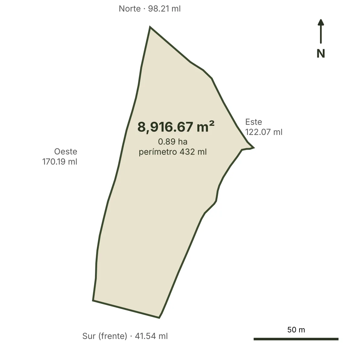 Terreno de 8,917 m² en Coya, Valle Sagrado – Cusco - 1