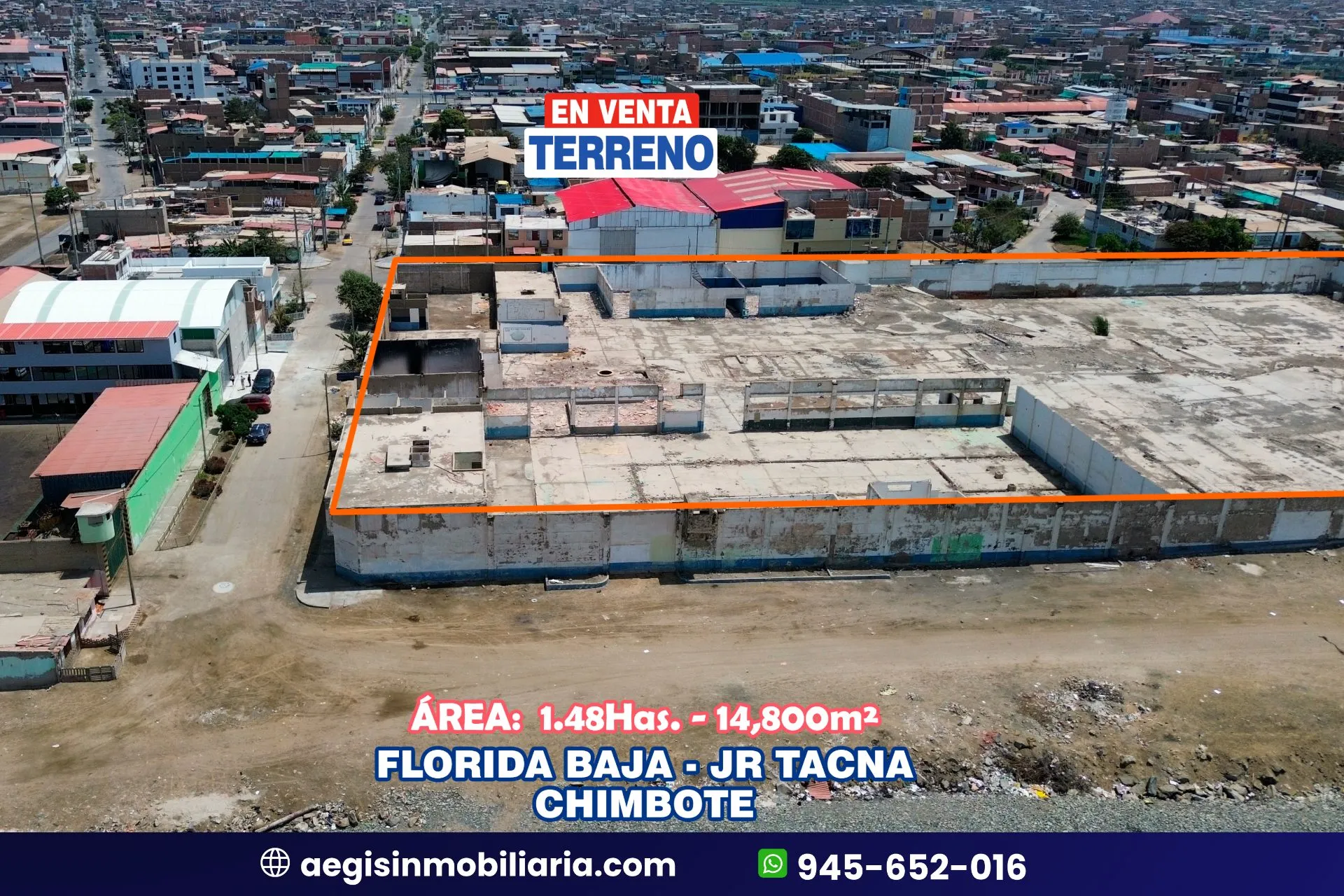Terreno 1.48Has Chimbote - 1