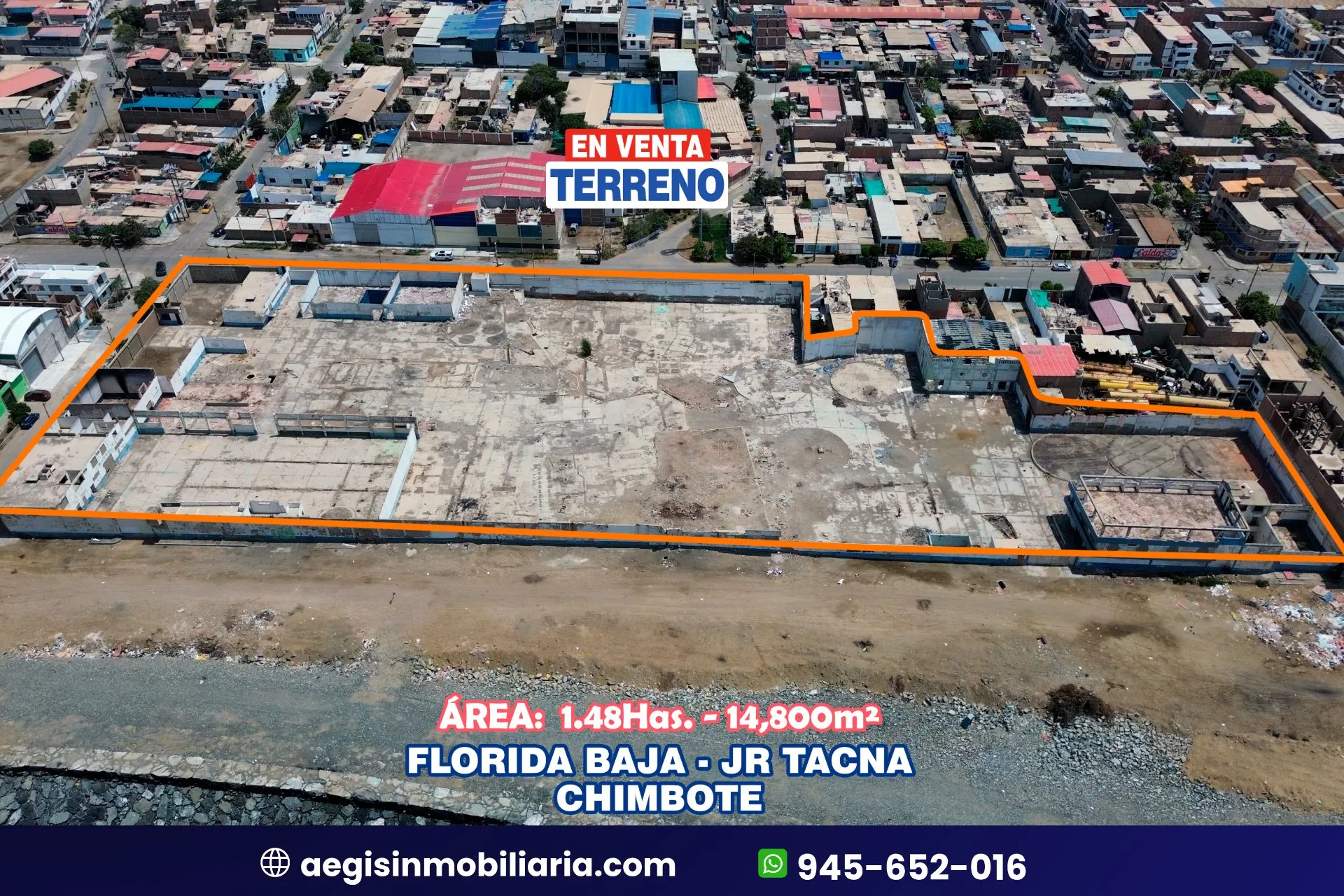 Terreno 1.48Has Chimbote - 2