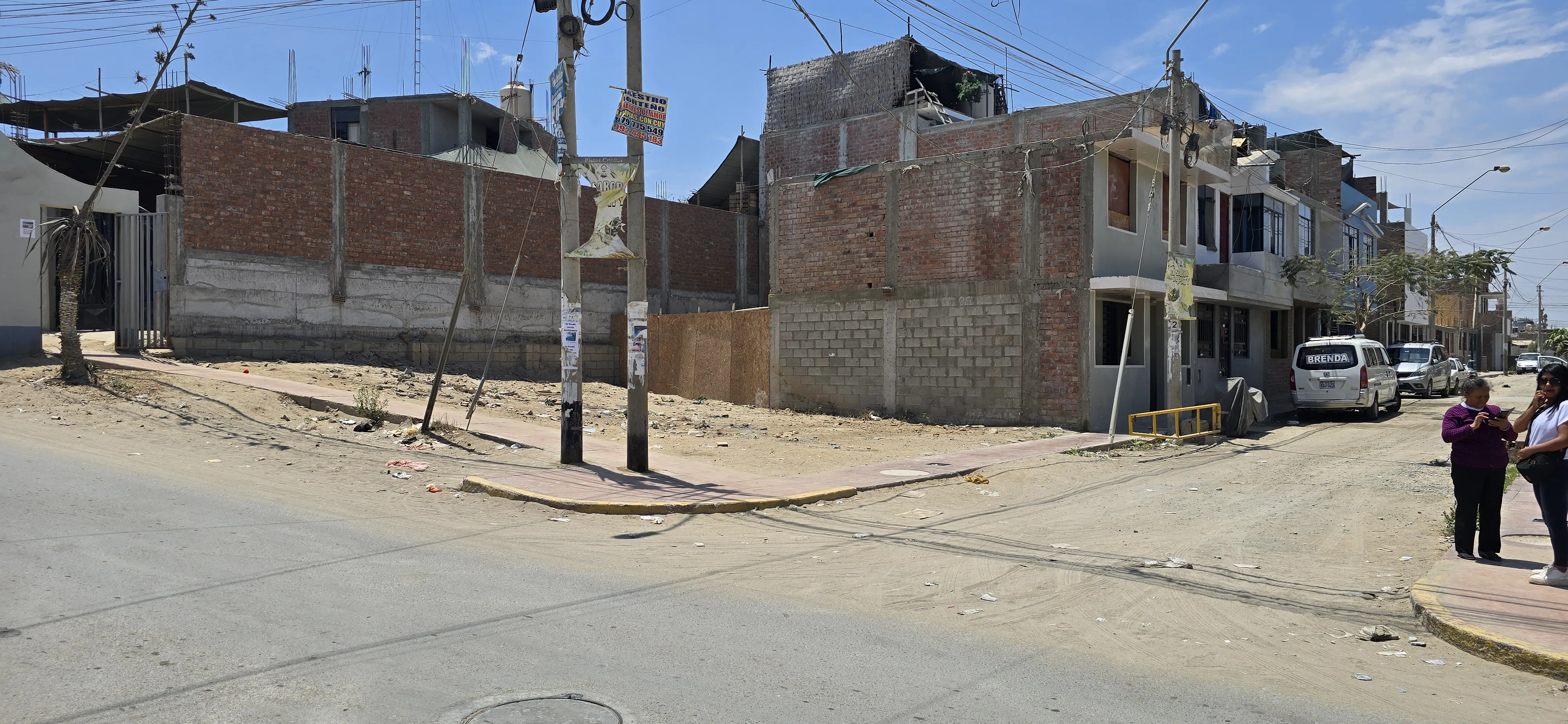 Vedo lote de 120m2 con dos frenteras - 2